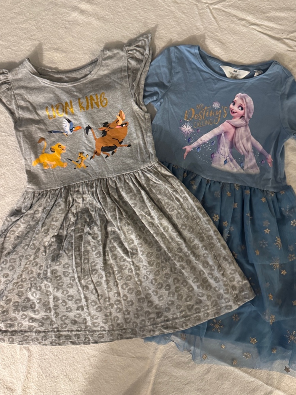2 Disney Dresses for Little Girls